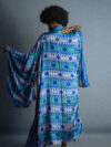 Kimono Manica Larga blu - Surat