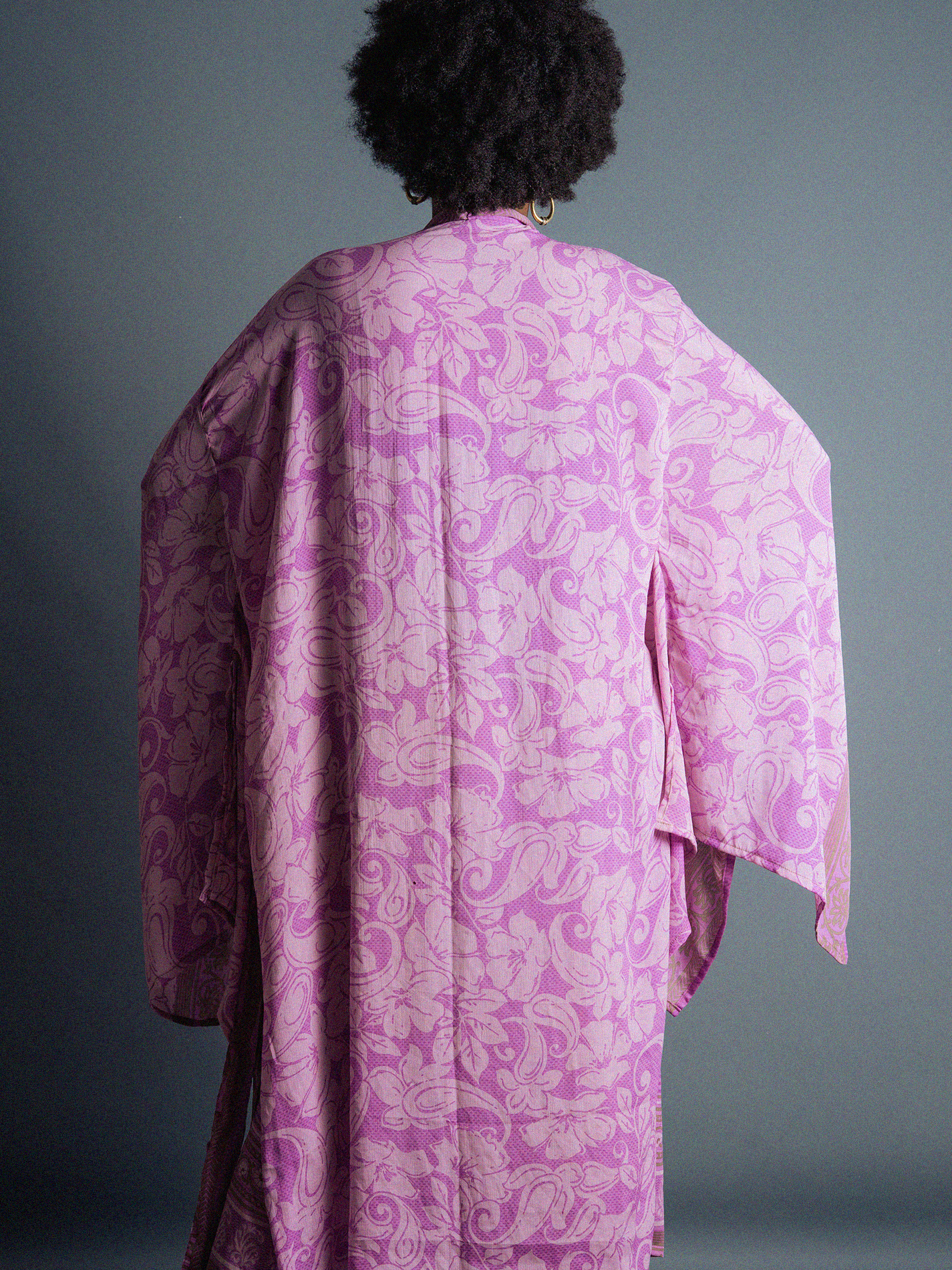Kimono Manica Larga rosa - Surat