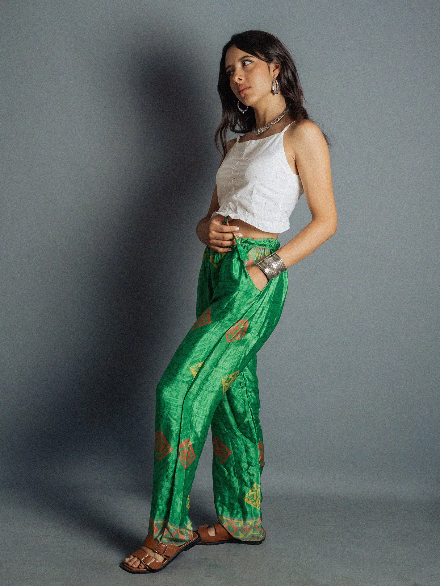 Pantalone verde SM - Hanuman