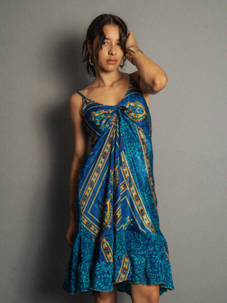 Abitino con spalline blu - Patna