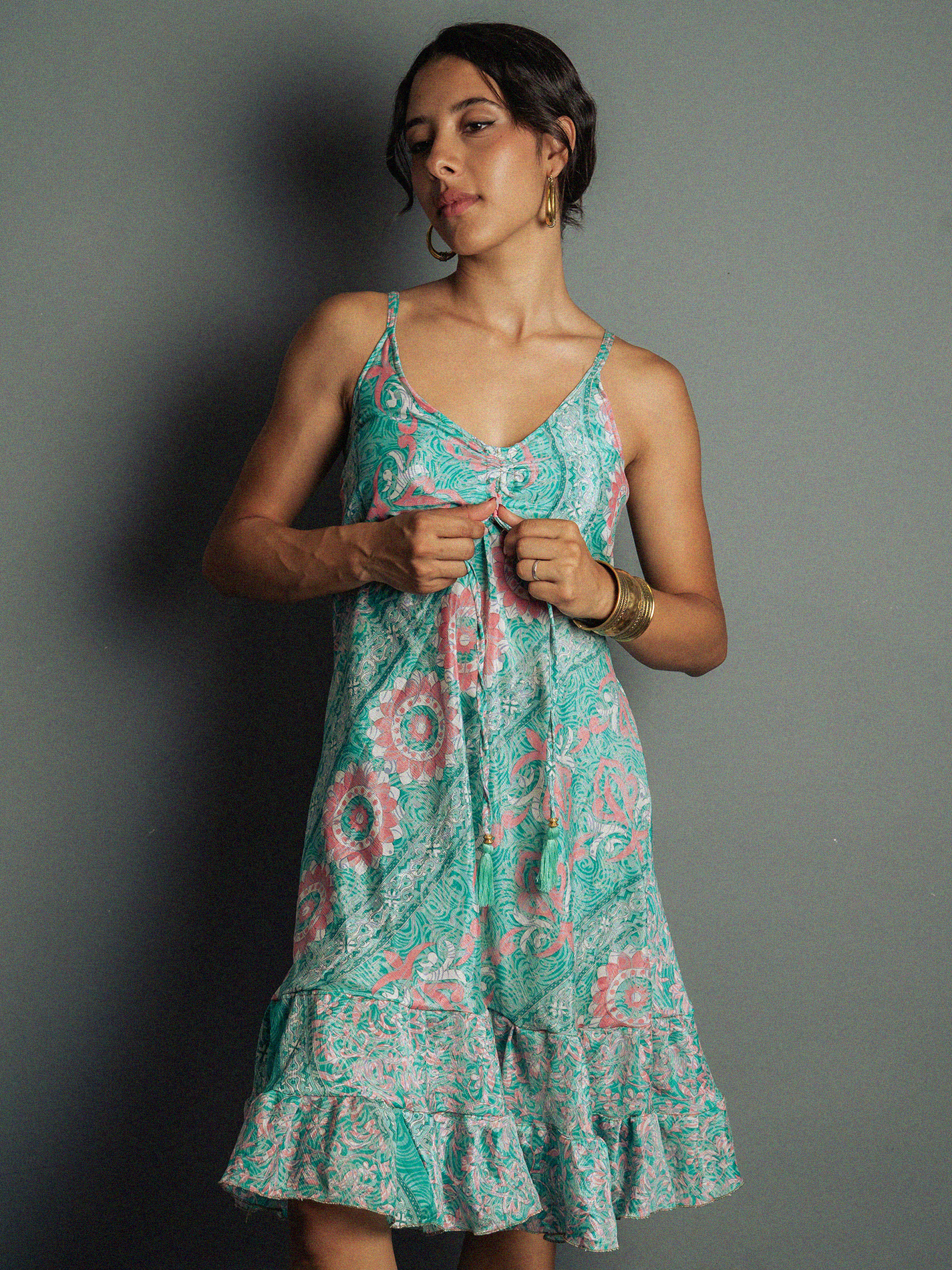 Abitino con spalline celeste - Patna