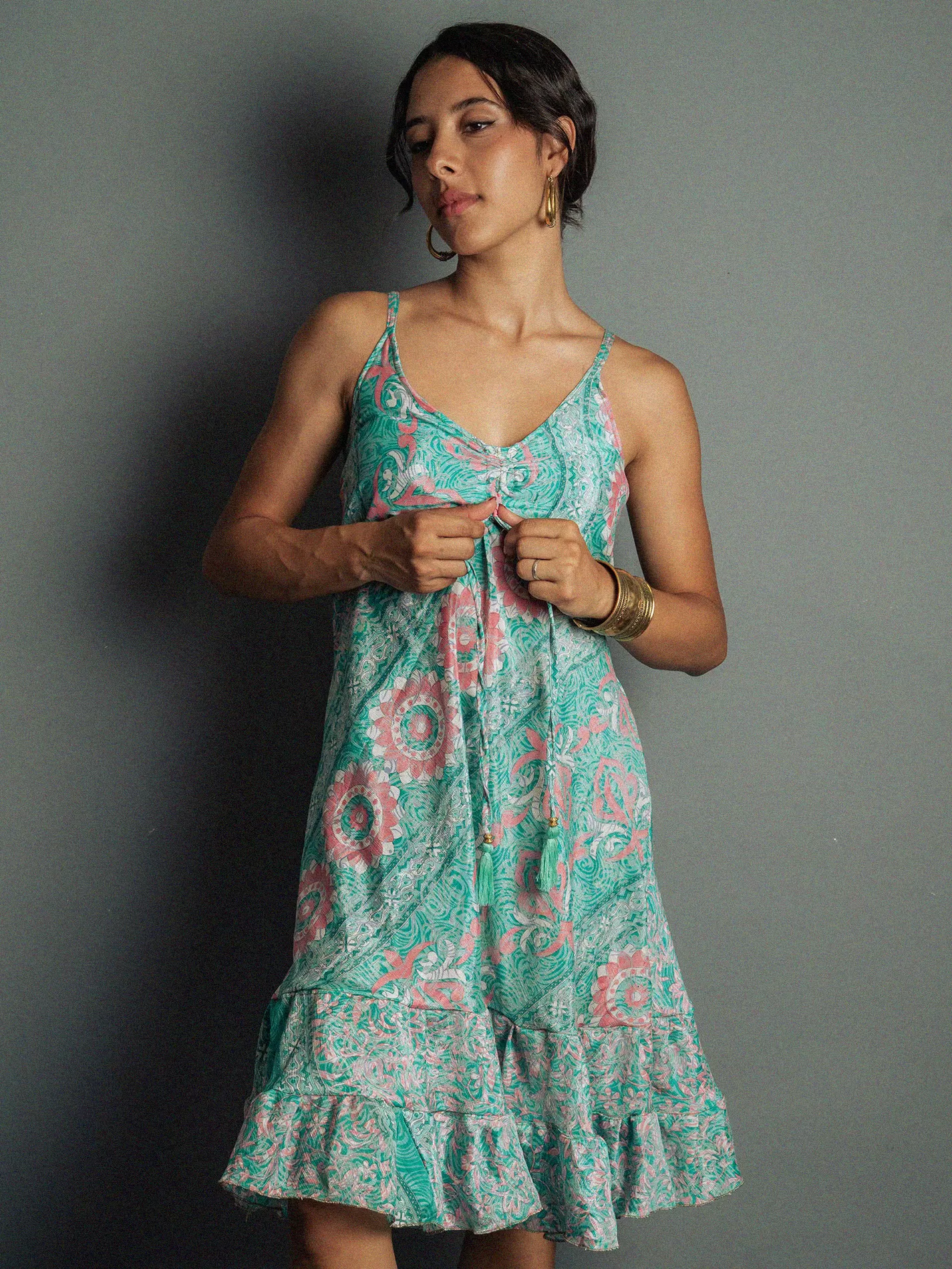 Abitino con spalline celeste - Patna