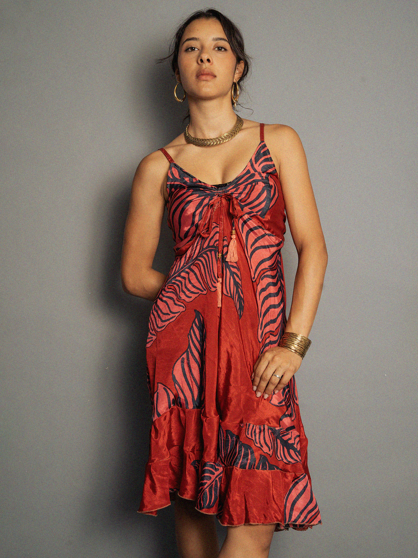 Abitino con spalline rosso - Patna