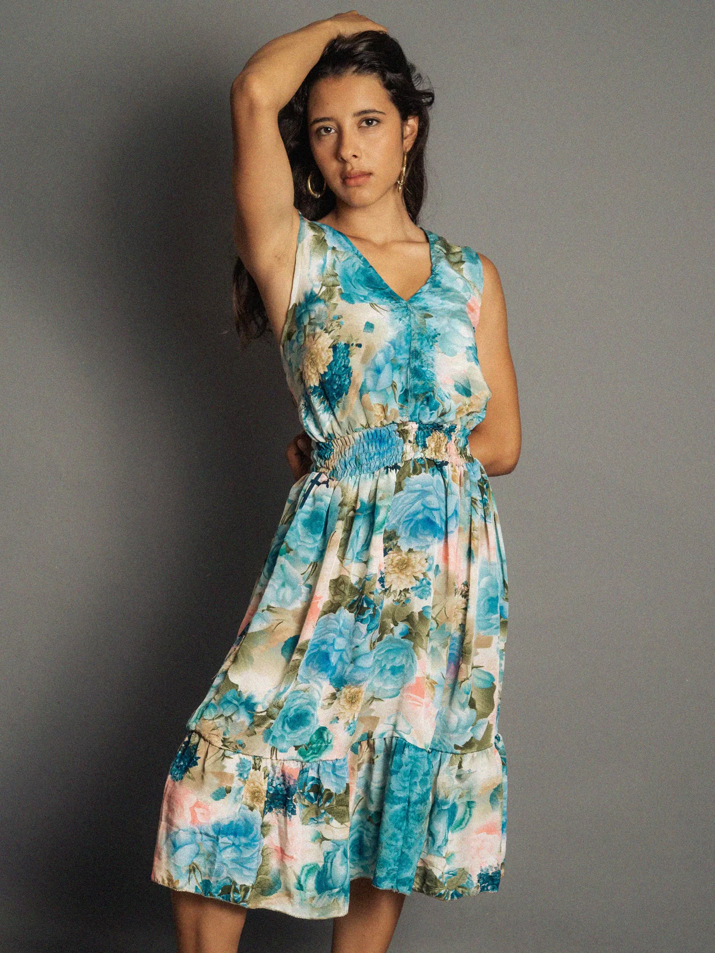 Abito corto celeste - Kanpur