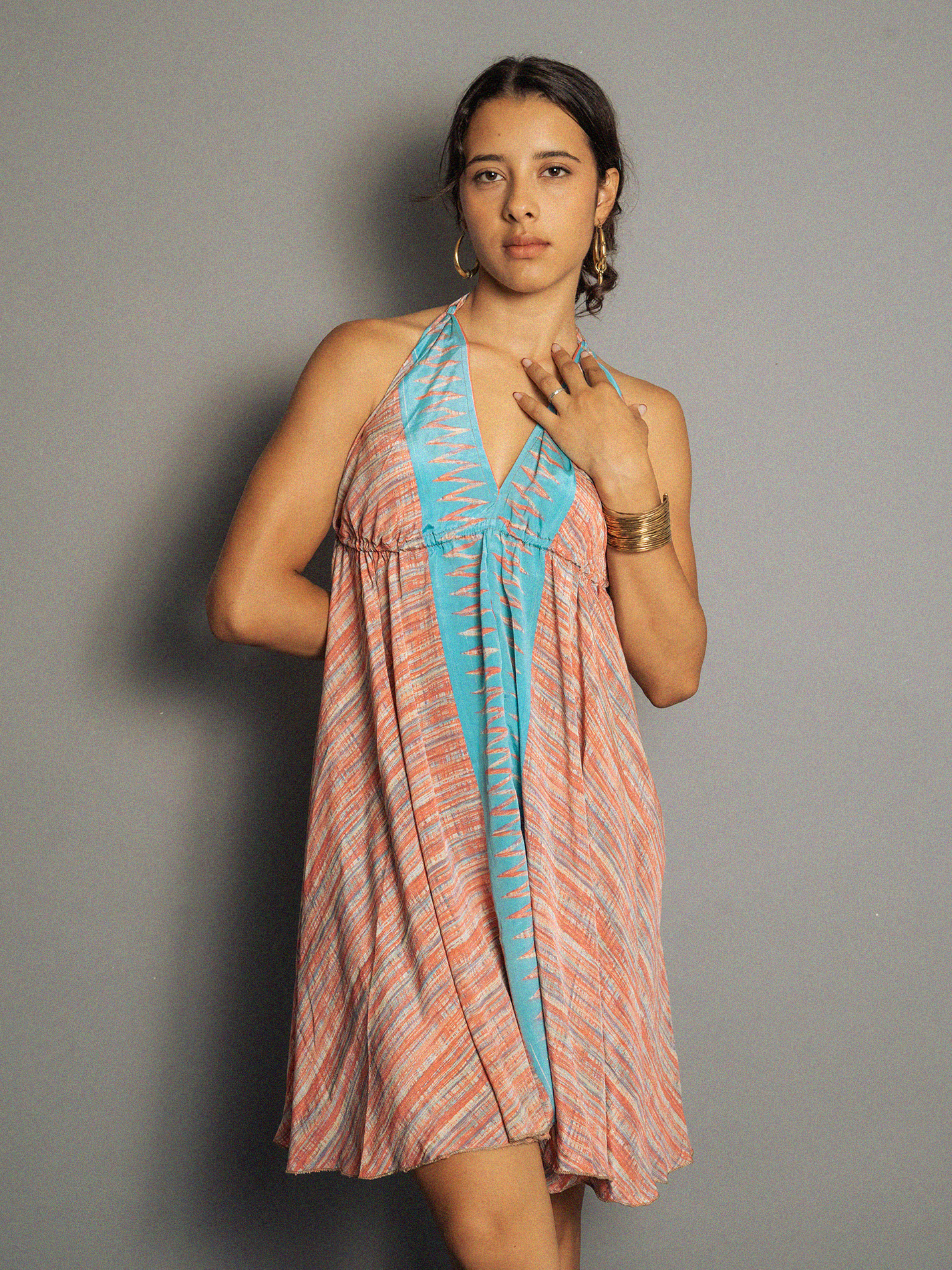 Abito corto rosa - Mandala