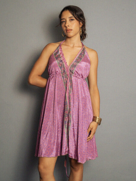 Abito corto rosa - Mandala