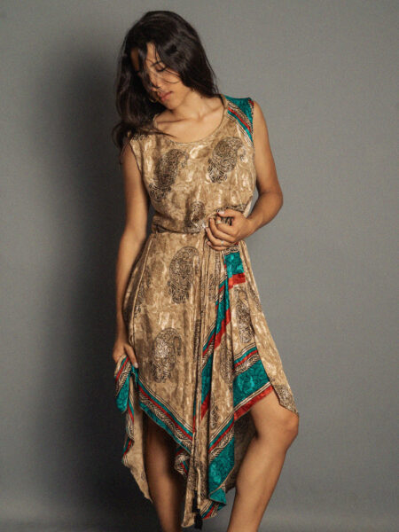 Abito tre quarti ocra - Ladakh