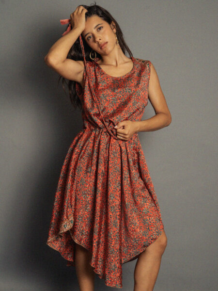 Abito tre quarti rosso - Ladakh