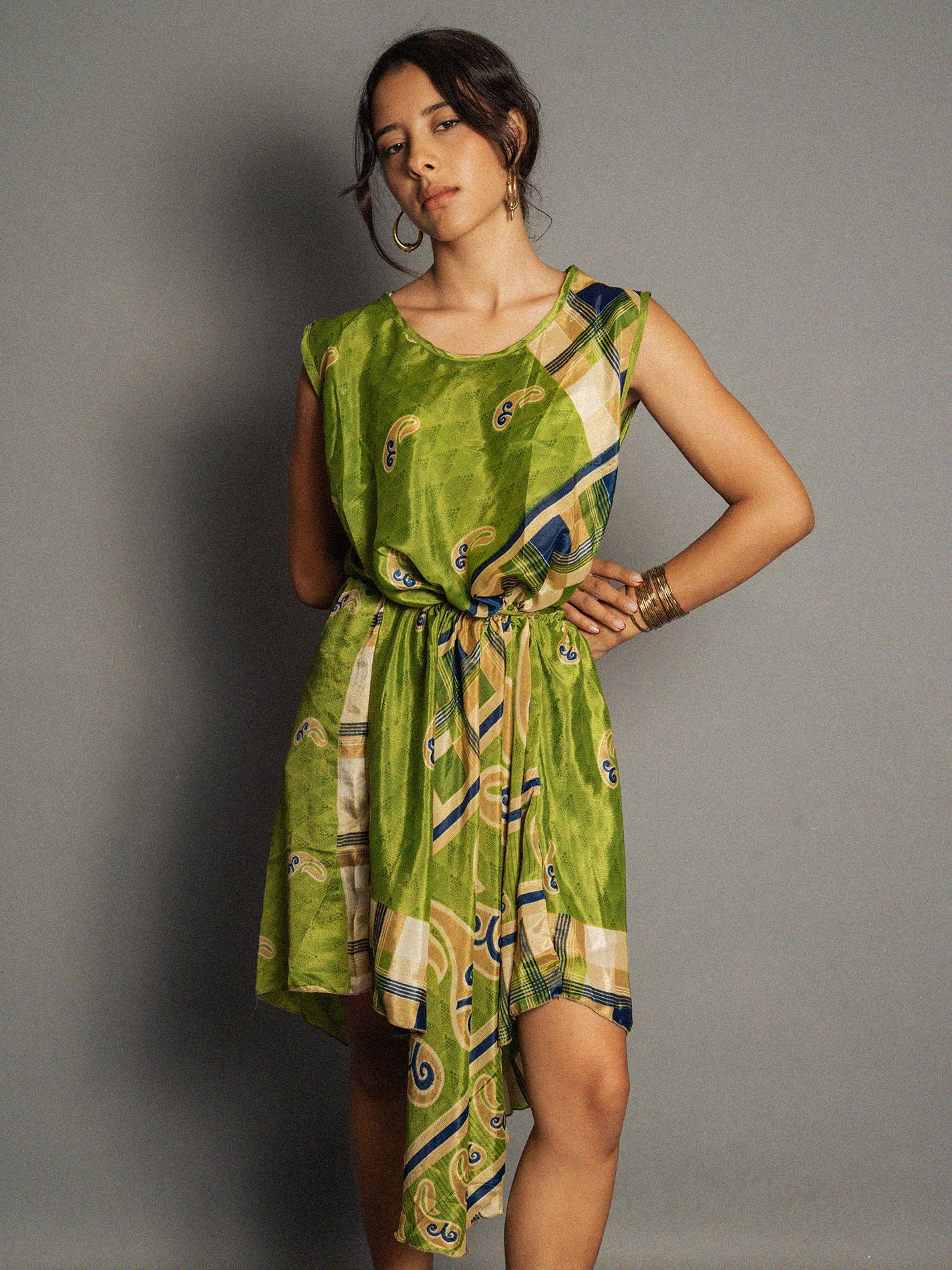 Abito tre quarti verde - Ladakh