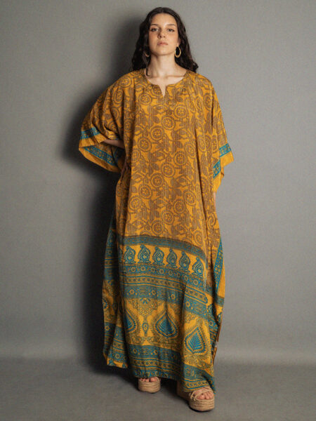 Caftano Lungo giallo