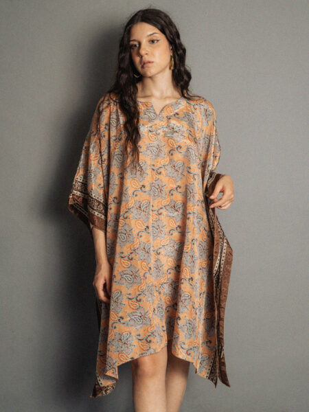 Caftano bordi marroni