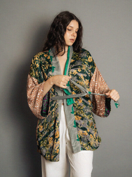 Kimono Corto Patchwork Reversibile N.57 (2)