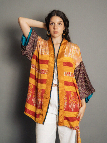 Kimono Corto Patchwork Reversibile N.58 (2)