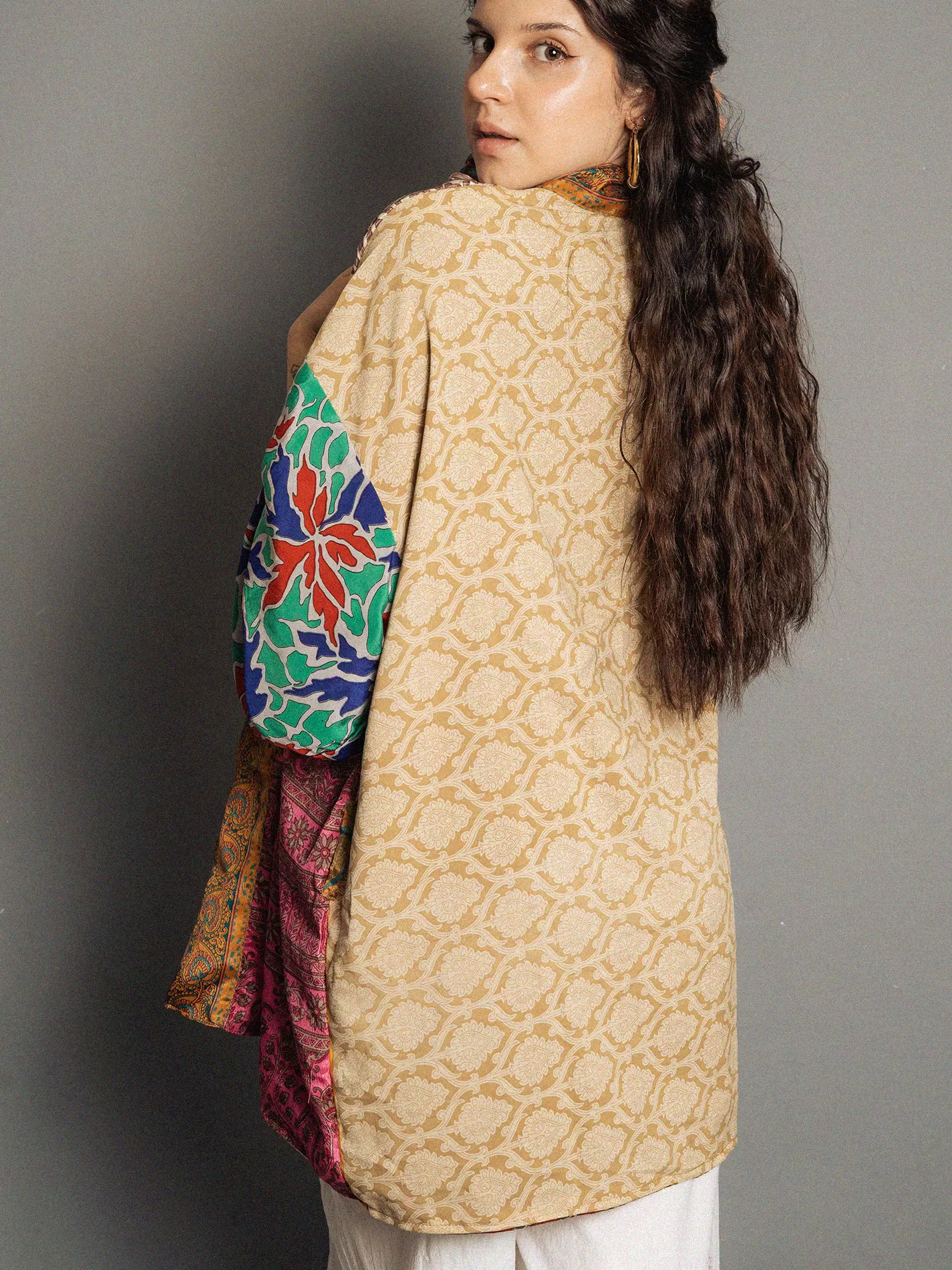 Kimono Corto Patchwork Reversibile N.59