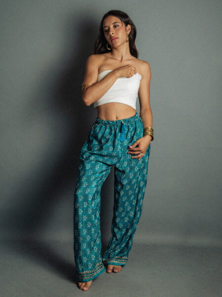 Pantalone azzurro LXL - Hanuman