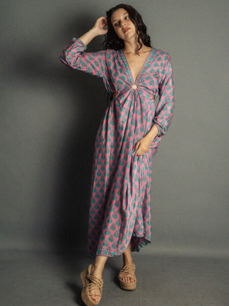 Abito Lungo con Anello rosa - Orissa