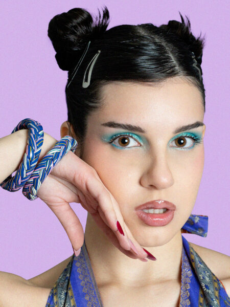 Coppia di Bangle Intrecciati - Small -  Ø 6.5 cm