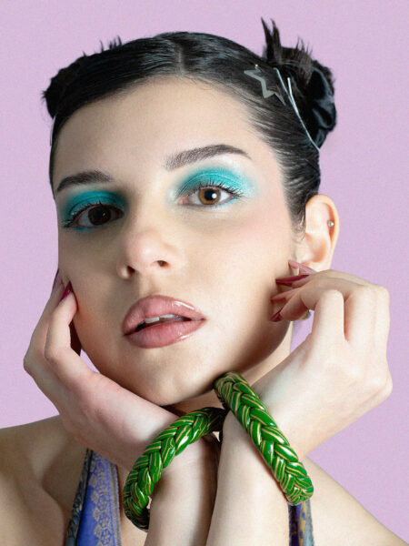 Coppia di Bangle Intrecciati - Small -  &Oslash; 6.5 cm