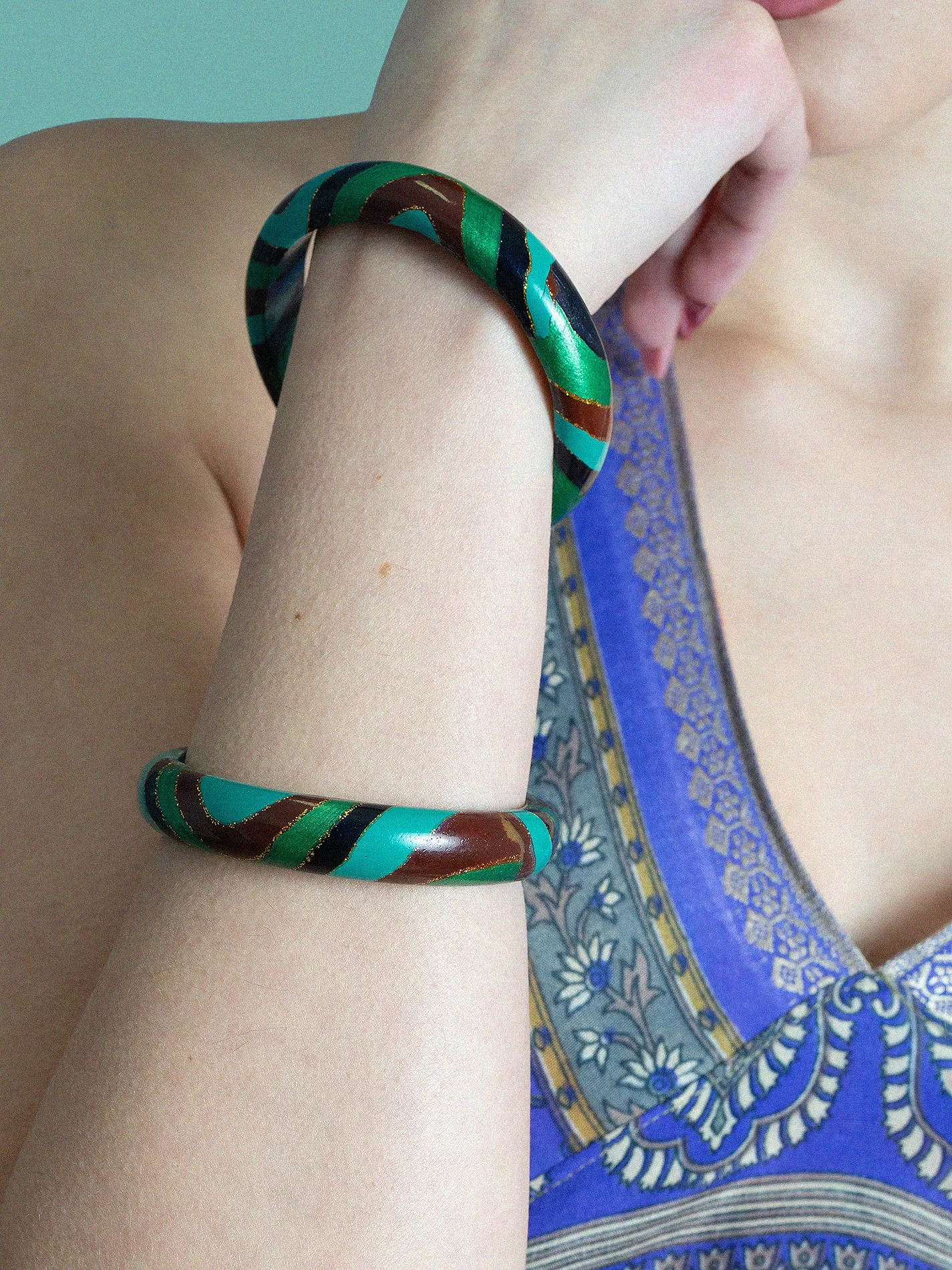 Coppia di Bangle Lisci e Larghi - Small -  Ø 6.5 cm