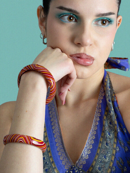 Coppia di Bangle Lisci e Larghi - Small - &Oslash; 6.5 cm (8)