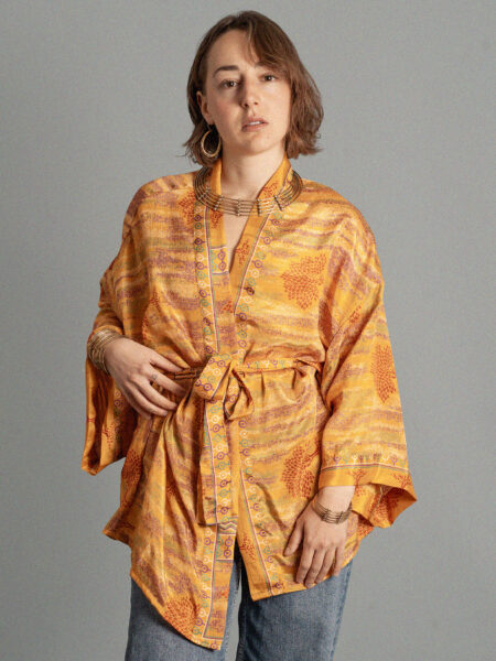 Kimono corto arancione - Kerala