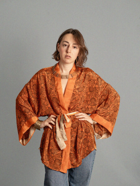 Kimono corto arancione - Kerala