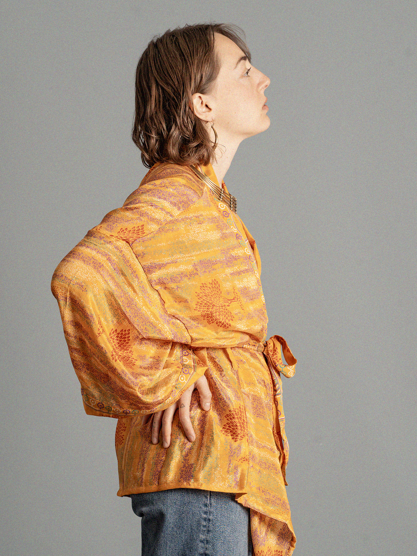 Kimono corto arancione - Kerala