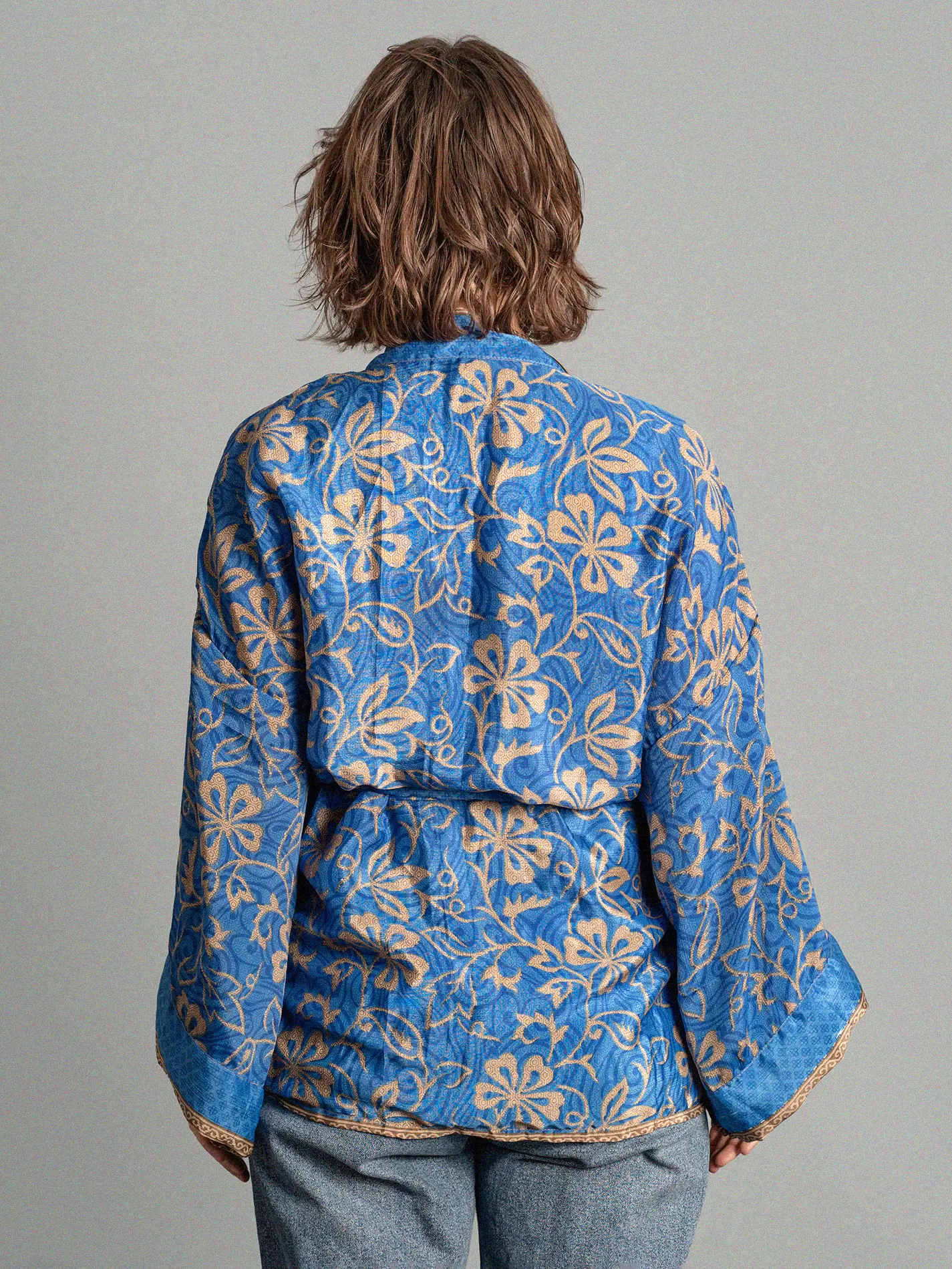 Kimono corto blu - Kerala