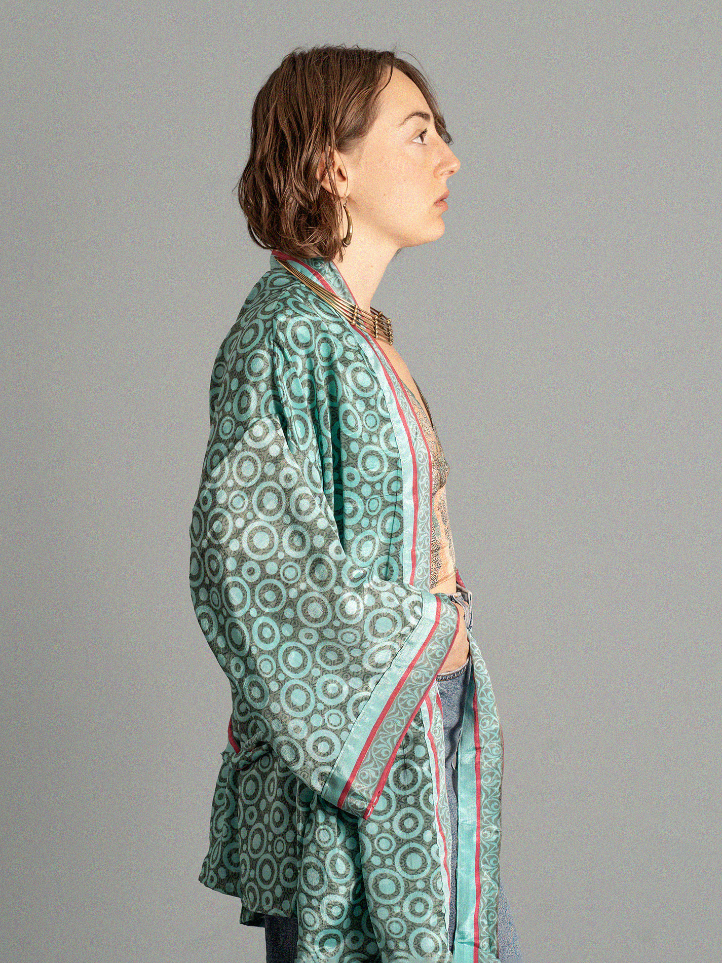 Kimono corto cerchi - Kerala