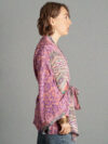 Kimono corto rosa e viola - Kerala