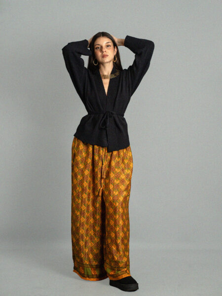 Pantalone LXL giallo e viola - Gurgaon