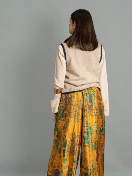 Pantalone SM giallo e verde - Gurgaon (2)