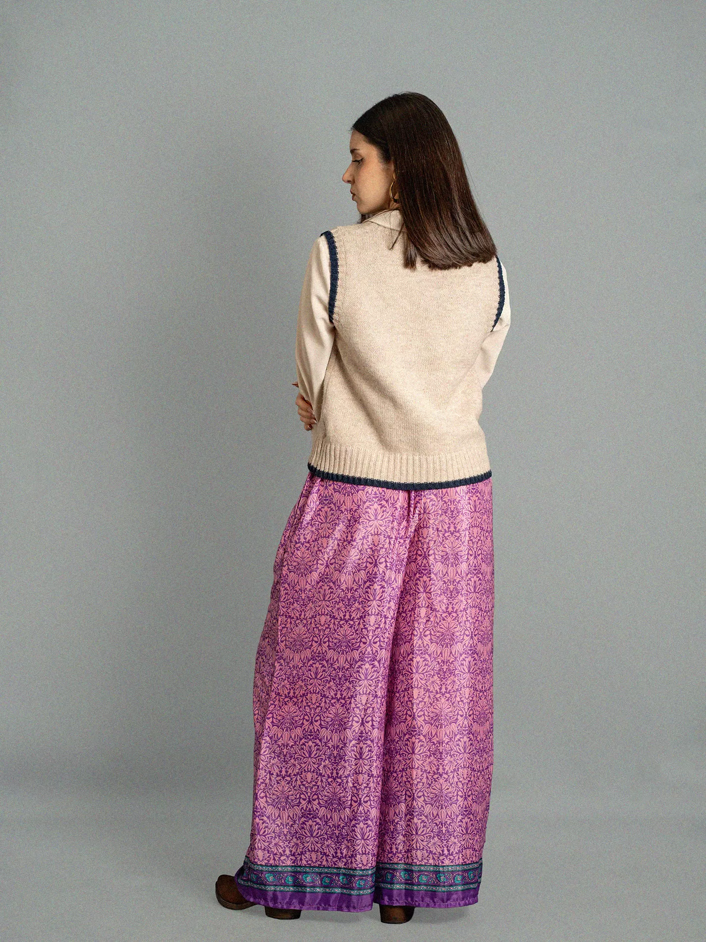 Pantalone SM rosa e viola - Gurgaon