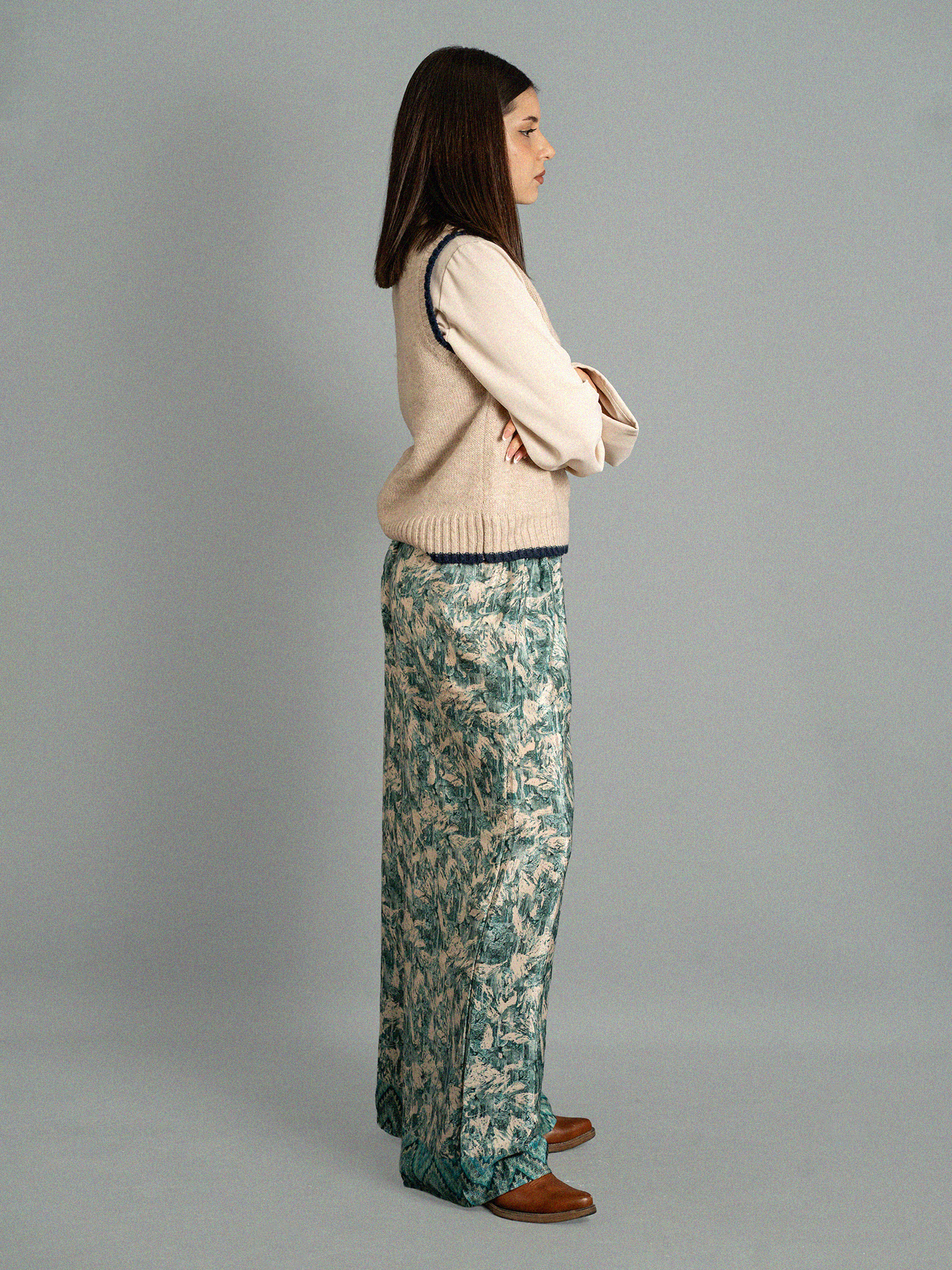 Pantalone SM verde e bianco - Gurgaon