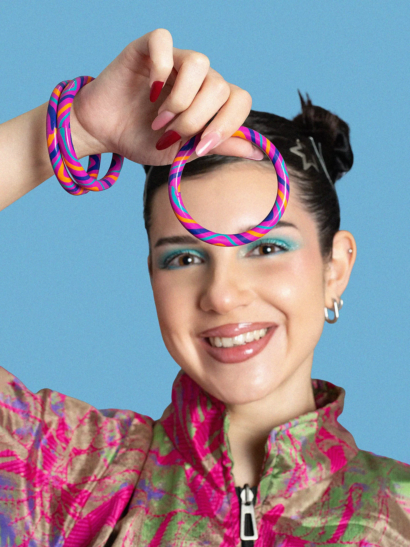 Poker di Bangle Lisci e Sottili - Small -  &Oslash; 6.5 cm